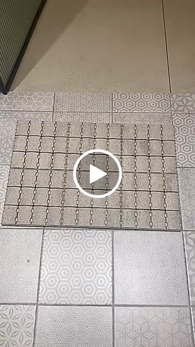 Customer video review of Diatomite Modular Bath Mat