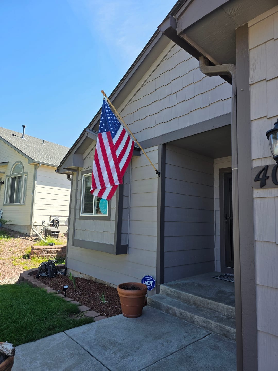 Customer photo review of 3' x 5' American Flag Set