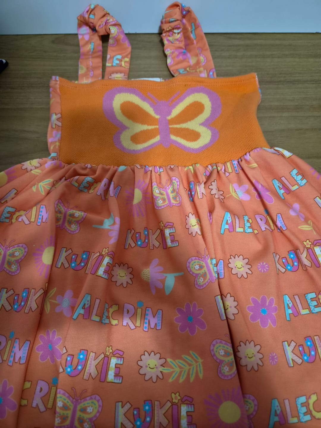 Customer photo review of Vestido em Malha Fresh 94273 Kukiê Infantil Menina