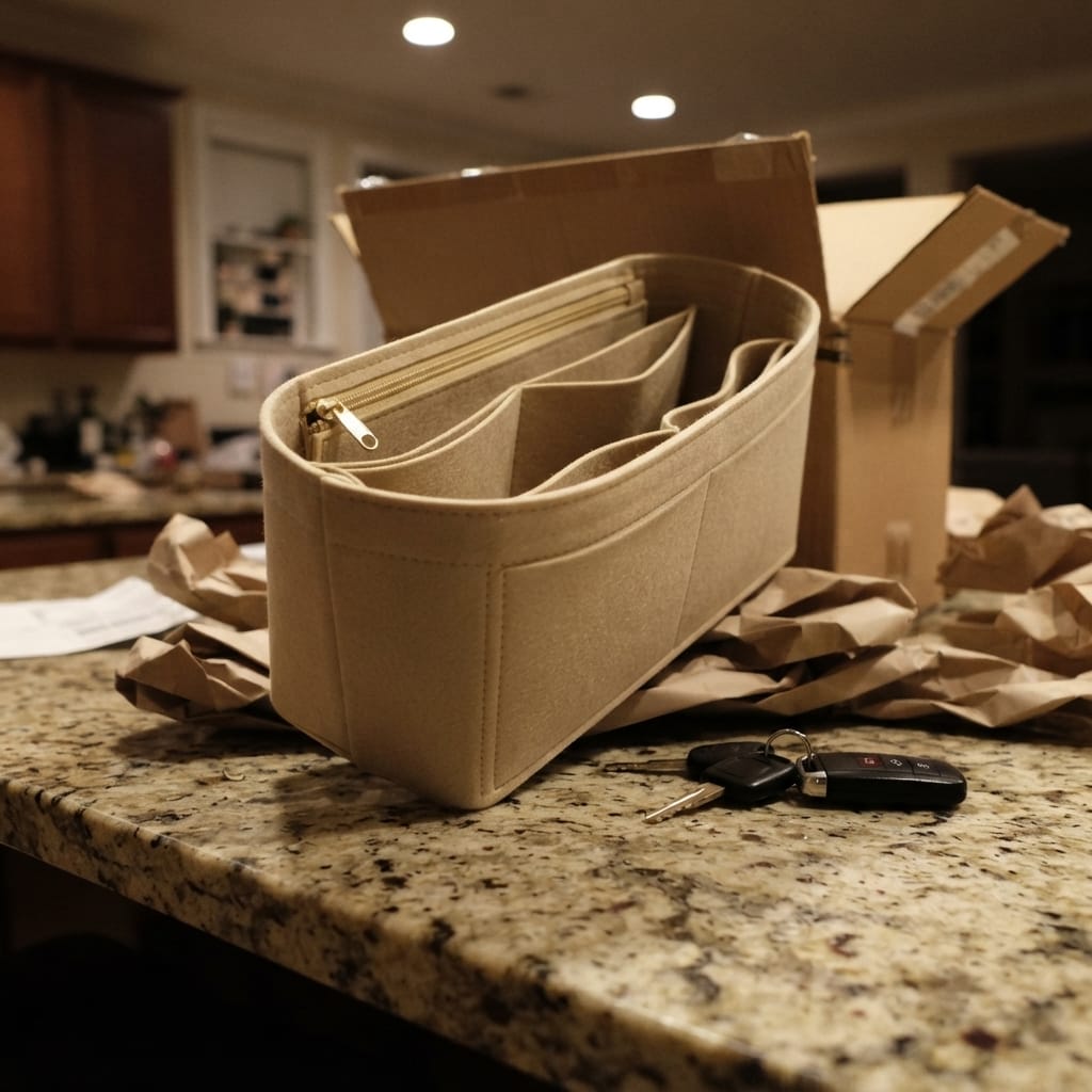 Customer photo review of Colette Vanity Organizer