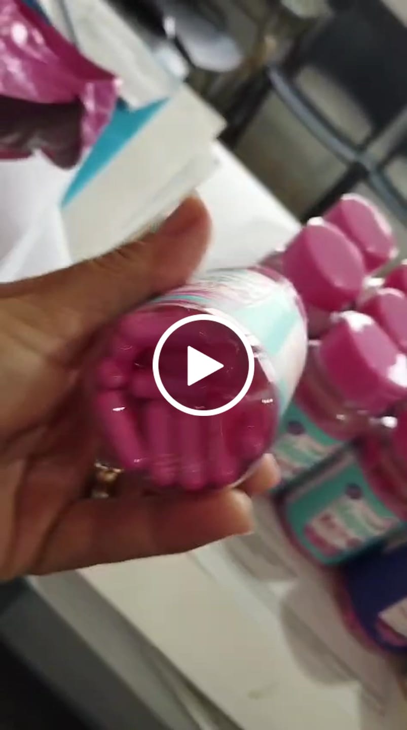 Customer video review of Happy Hair 6 Potes + 6 Potes Grátis + 2 Colágenos + 1 Melatonina (Total 15 Potes)