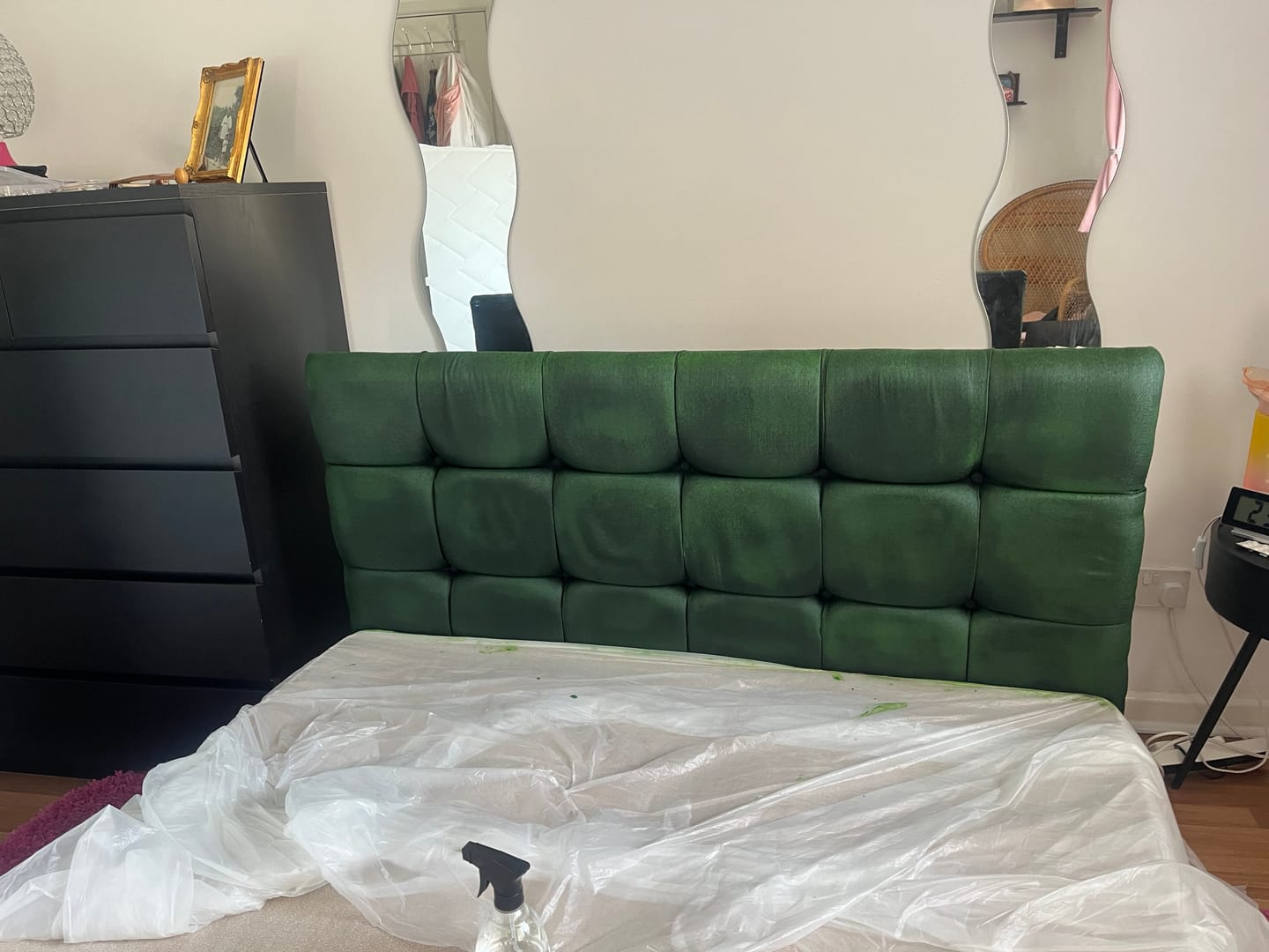 Customer photo review of Fabric Paint -- Green