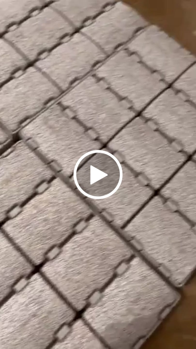 Customer video review of Diatomite Modular Bath Mat