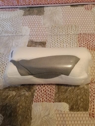 Customer photo review of Almohada cervical ergonómica
