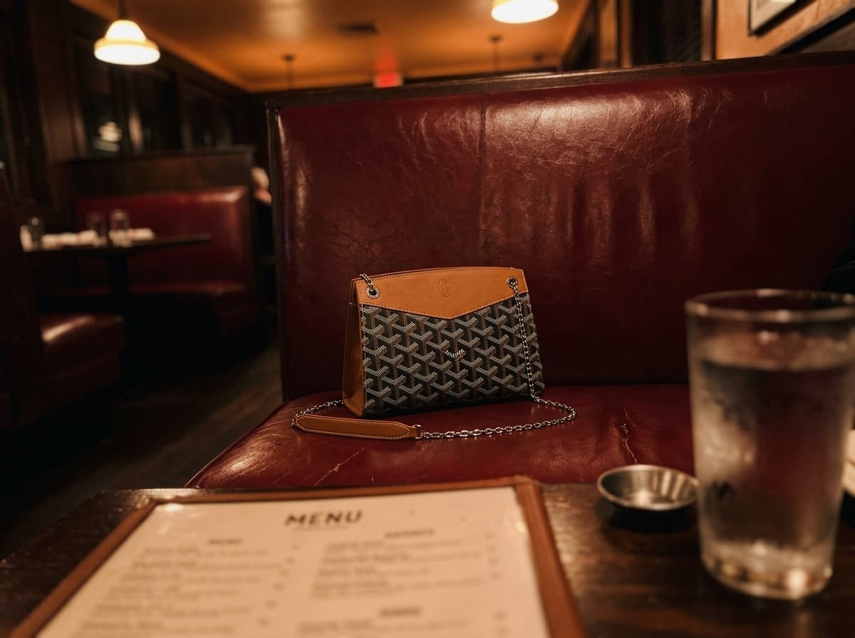 Customer photo review of Rouette Noir Mini Carryall