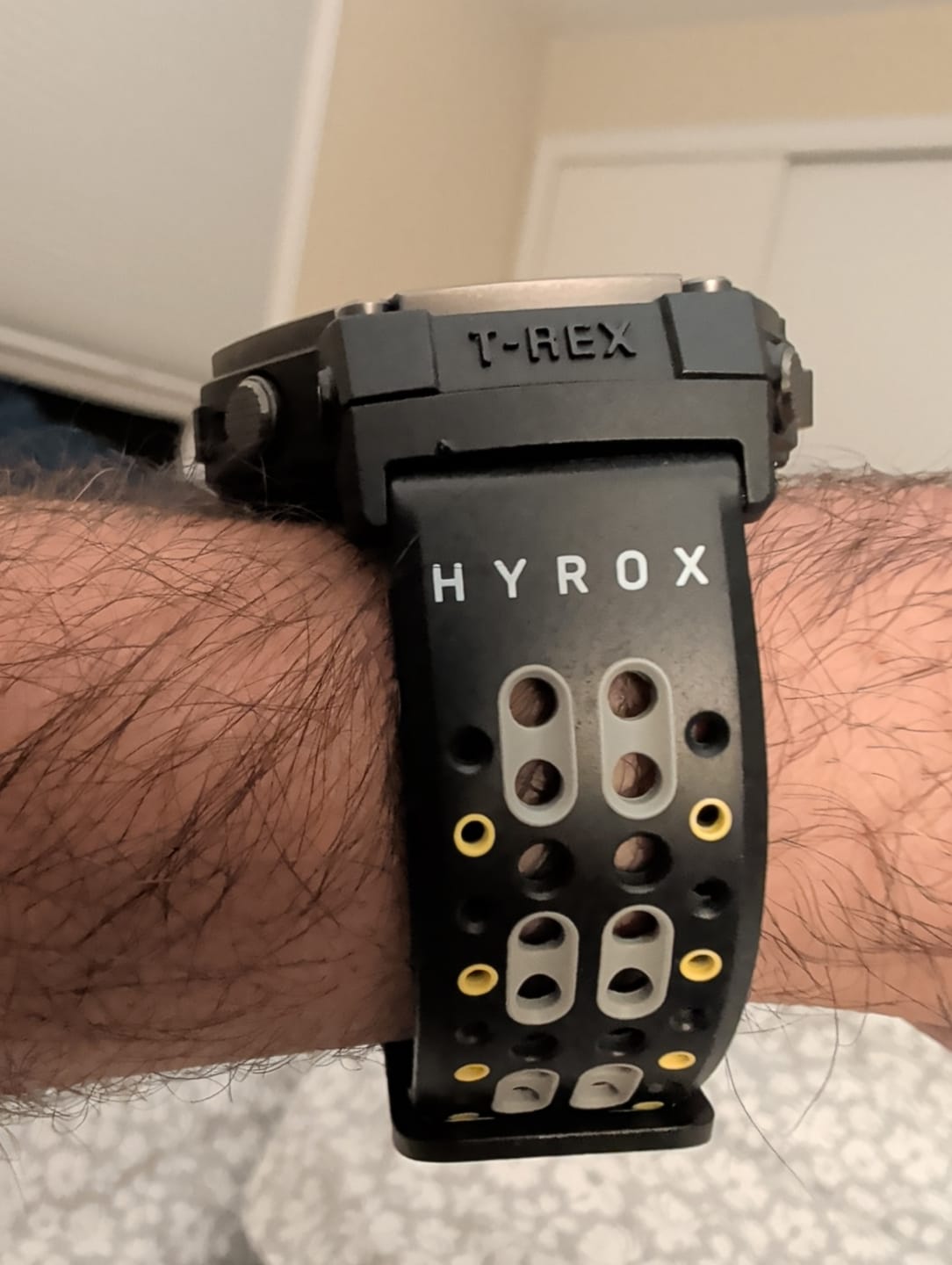 Customer photo review of HYROX Silicone Sports Strap (22mm)