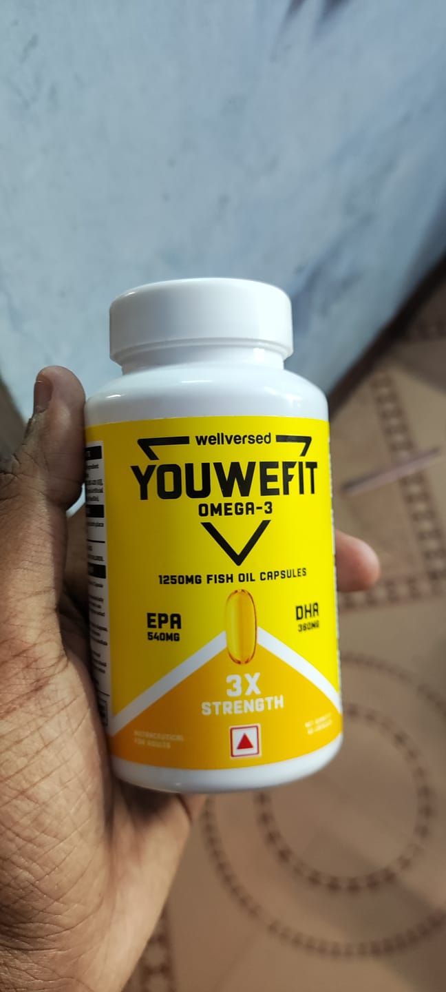 Customer photo review of YouWeFit Omega-3 Fish Oil (60 Capsules), 1250mg