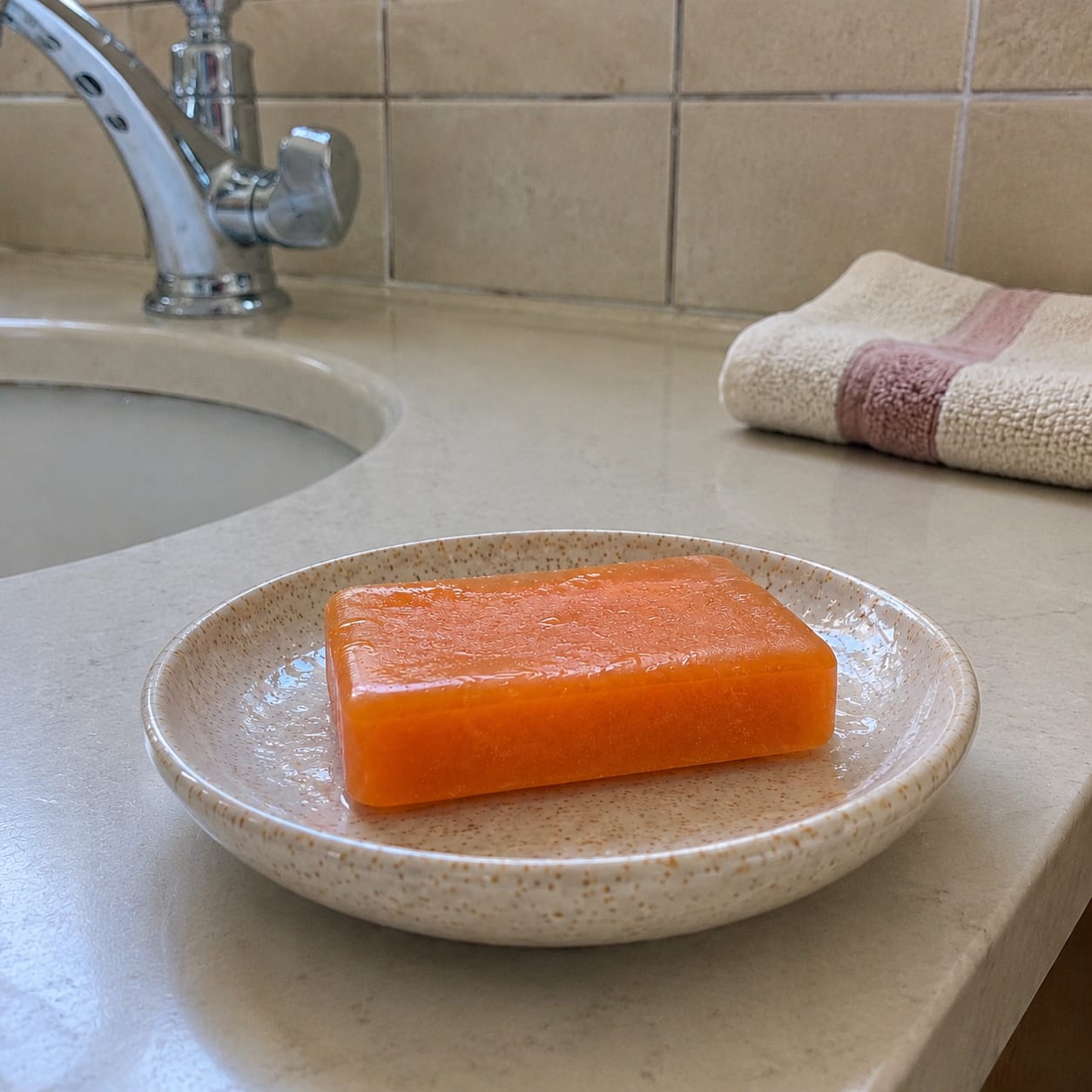 Customer photo review of Luelle Persimmon Soap