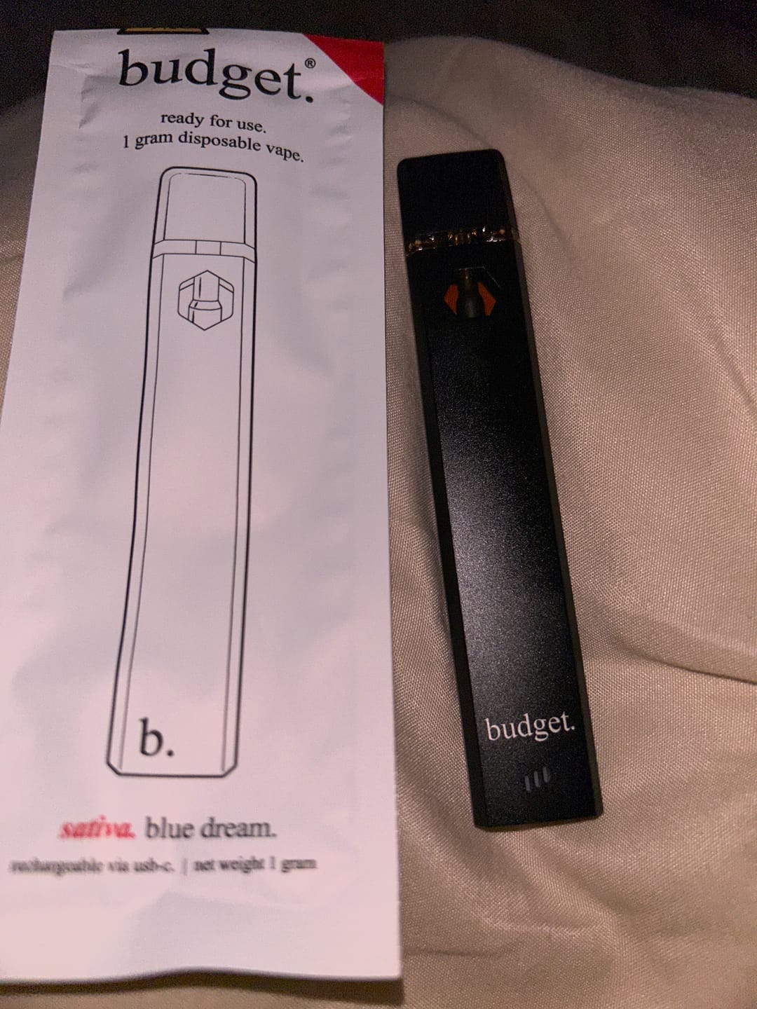 Customer photo review of 1 Gram Delta-8 THC Vape Pen | Blue Dream - Sativa