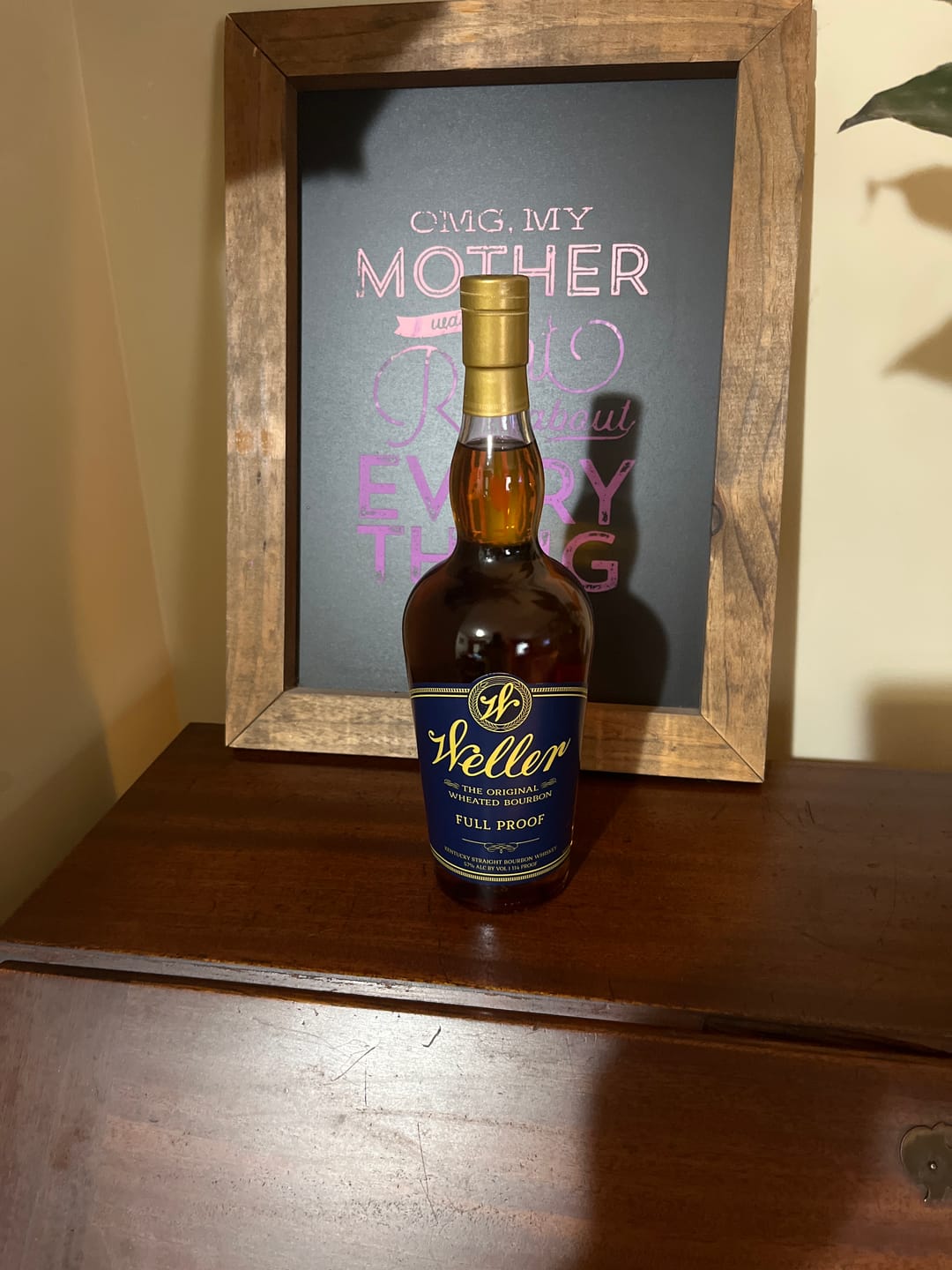 Customer photo review of Weller Full Proof Wheated Bourbon Whiskey