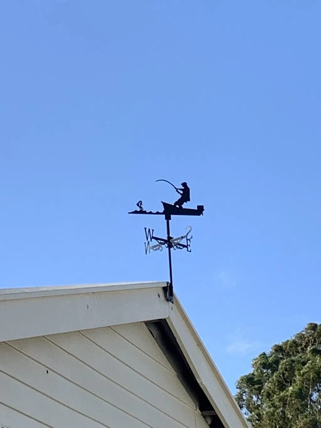 Customer photo review of Weather Vane - Fisherman in Boat