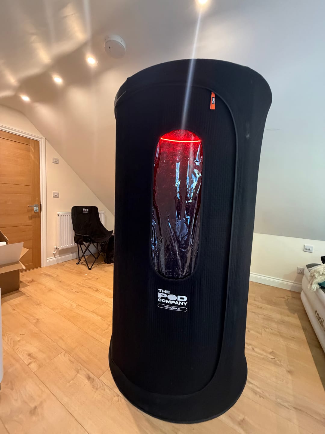 Customer photo review of The Sauna Pod