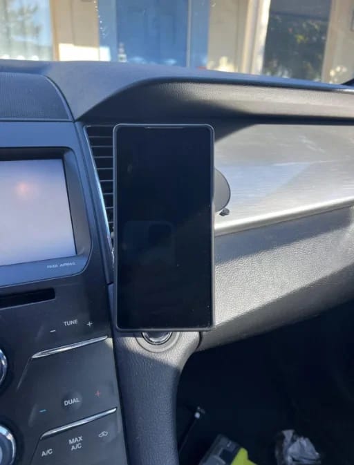 Customer photo review of Magnetic Phone Holder Foldable Design 360°