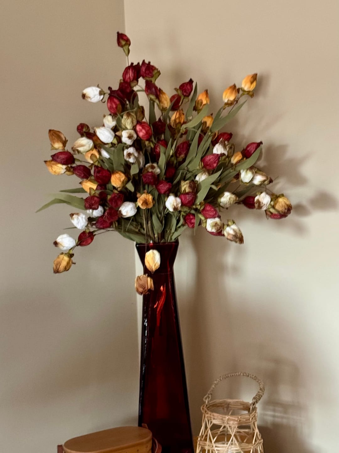 Customer photo review of Lantern Bud Luxe Bush | Burgundy PRE ORDER