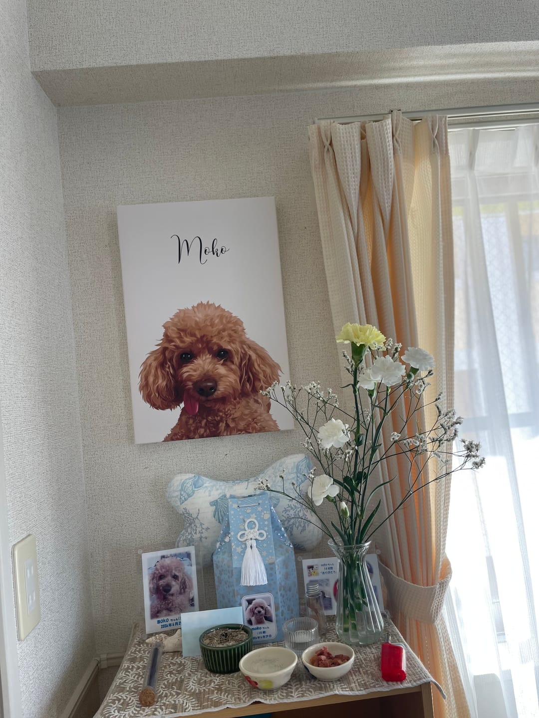 Customer photo review of Petcanva©オーダーメイド ペット似顔絵【3点セット】
