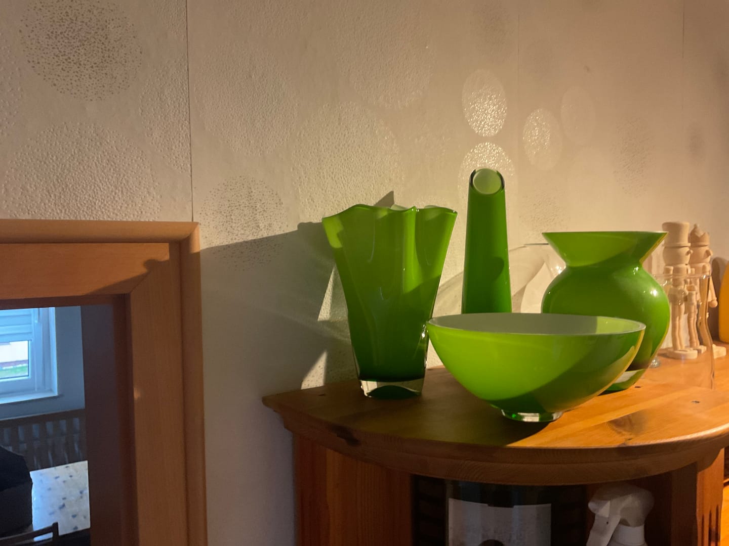 Customer photo review of Adventskranz Waldglas "Vier Jahreszeiten"