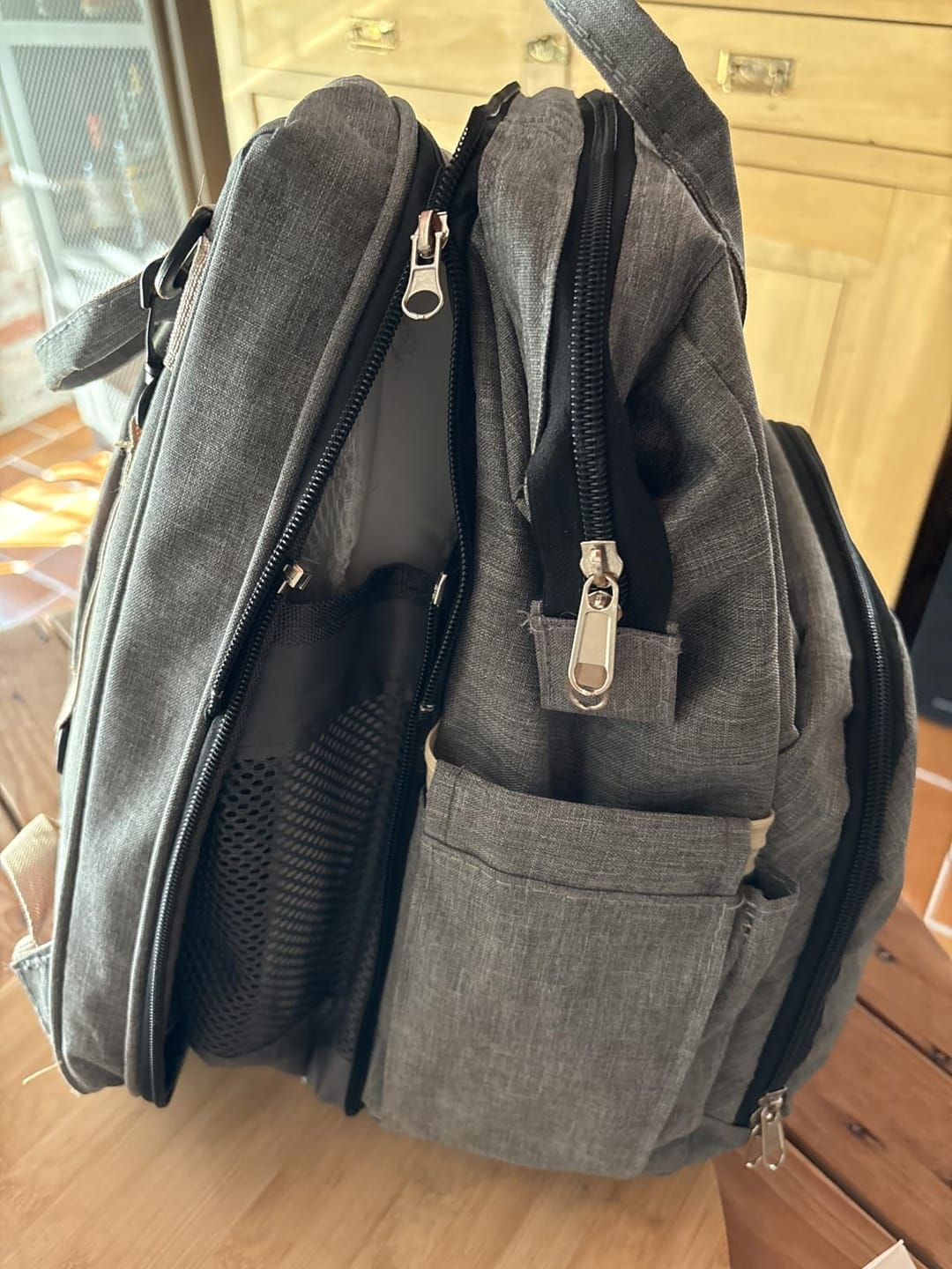 Customer photo review of Nomade™ - Sac à dos à langer avec lit bébé intégré
