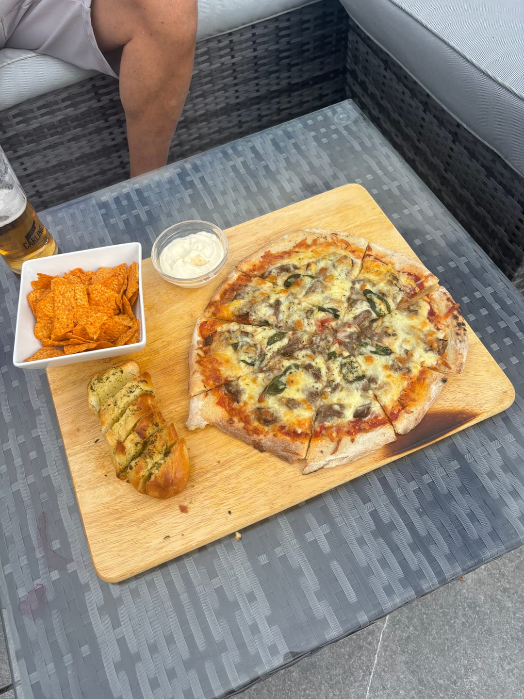 Customer photo review of Sourdough Pizza Bases