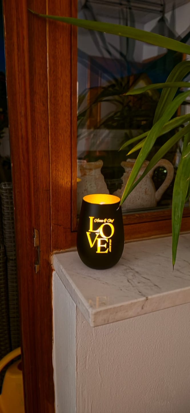 Customer photo review of Love Moments - Personalisiertes Windlicht