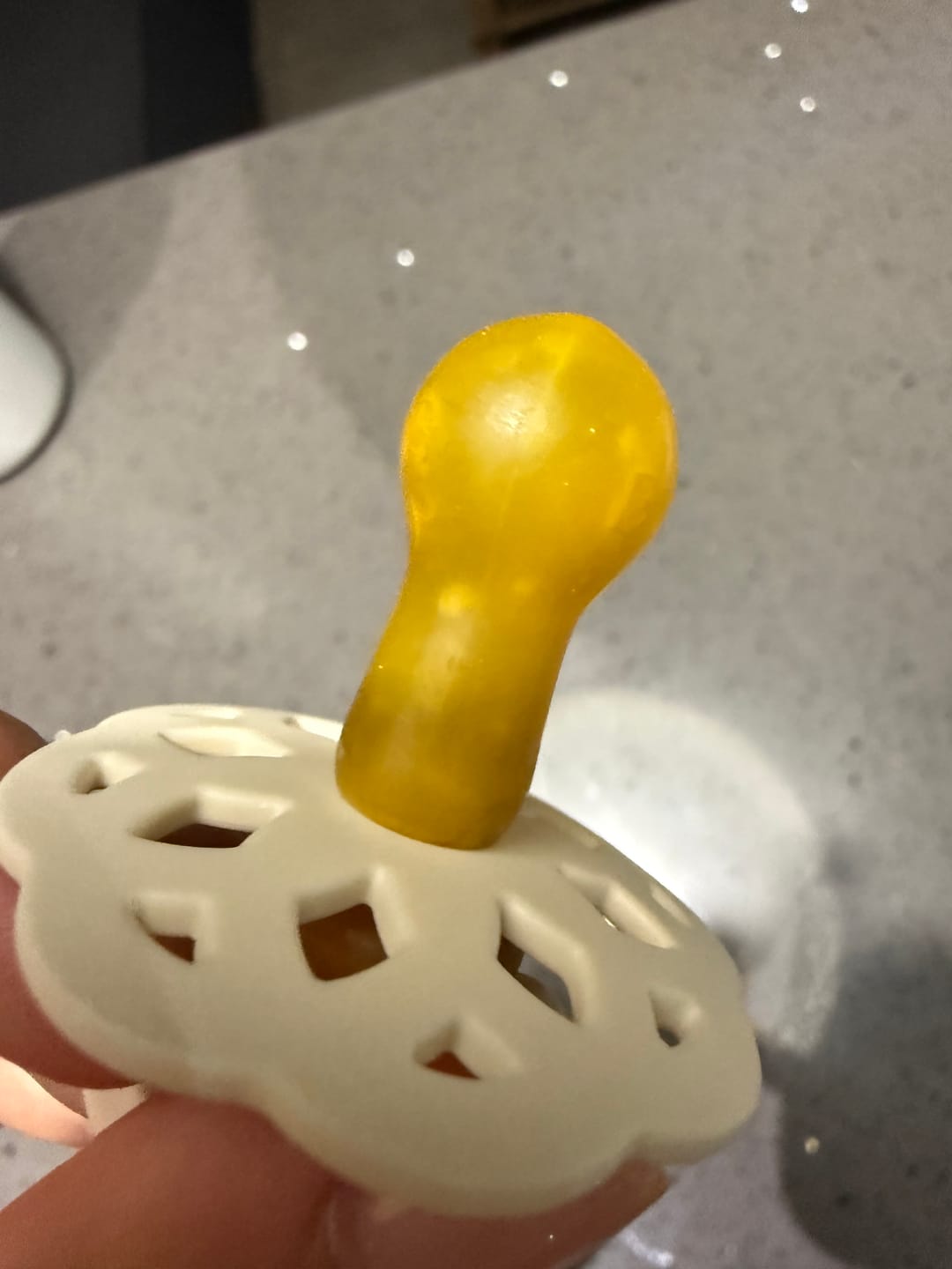 Customer photo review of BIBS Boheme Pacifiers / Dummies - Ivory