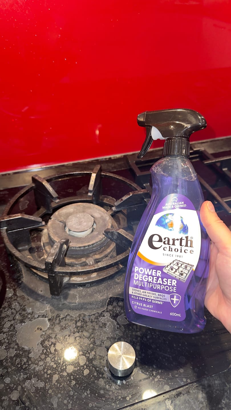 Customer photo review of Earth Choice Power Degreaser Multipurpose 600mL