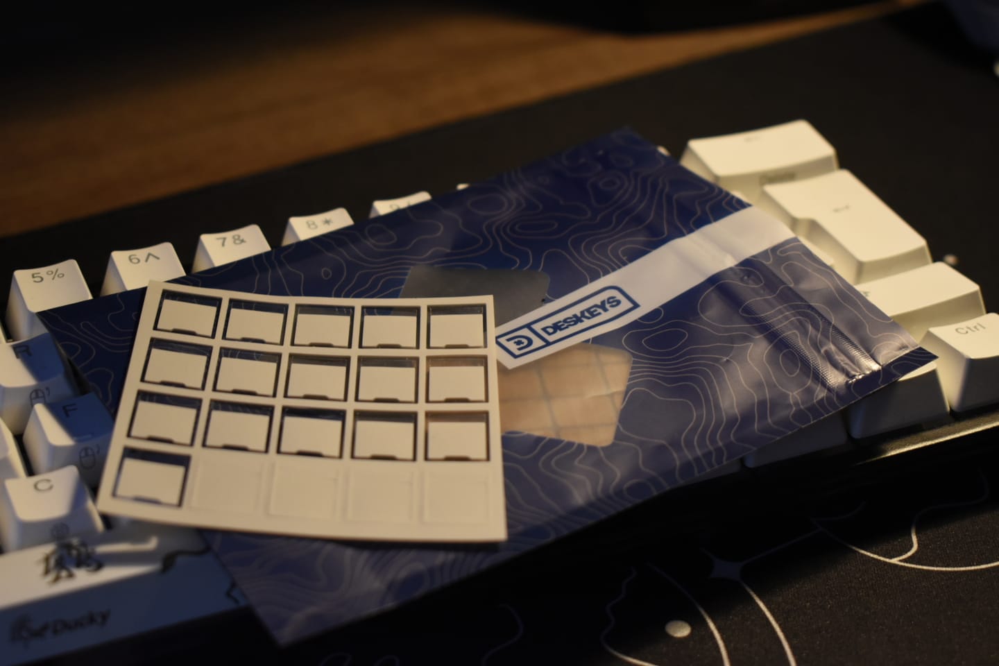Customer photo review of Deskeys Switch Films V2