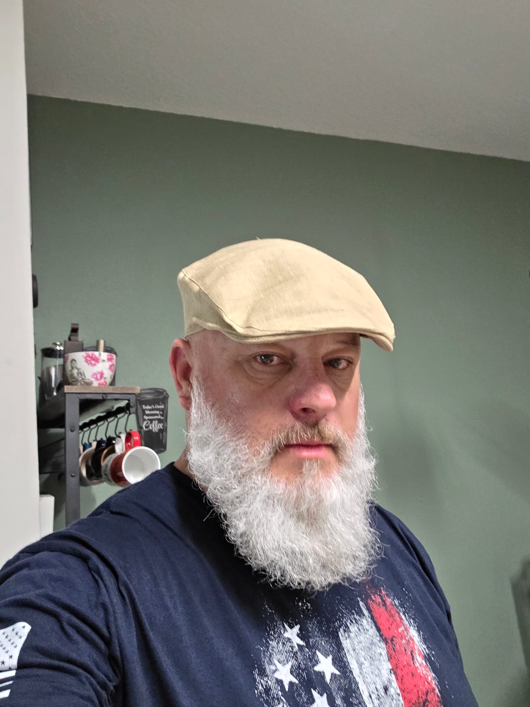 Customer photo review of Donegal Touring Cap Linen