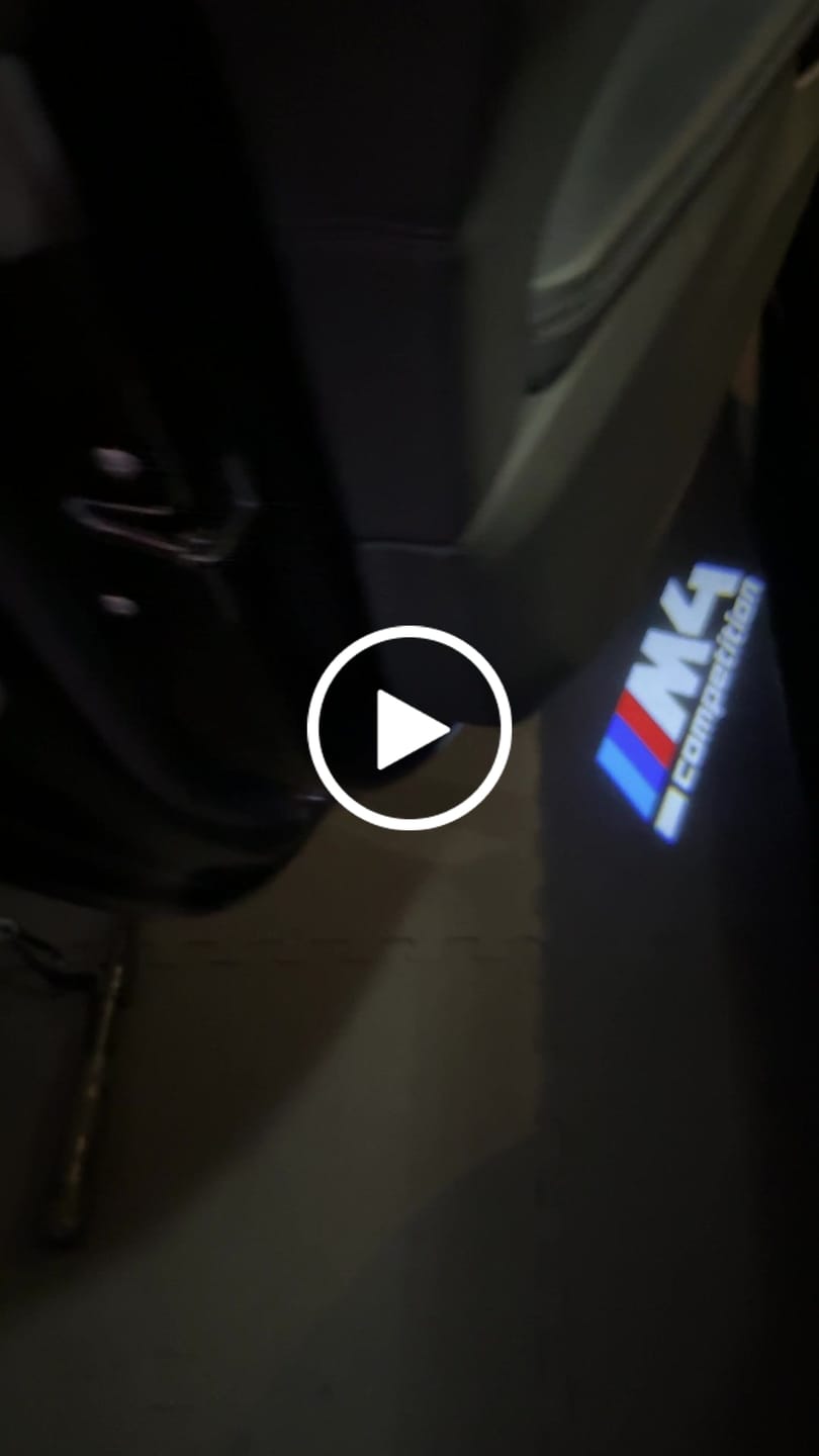 Customer video review of BMW G SERIES DOOR LIGHTS