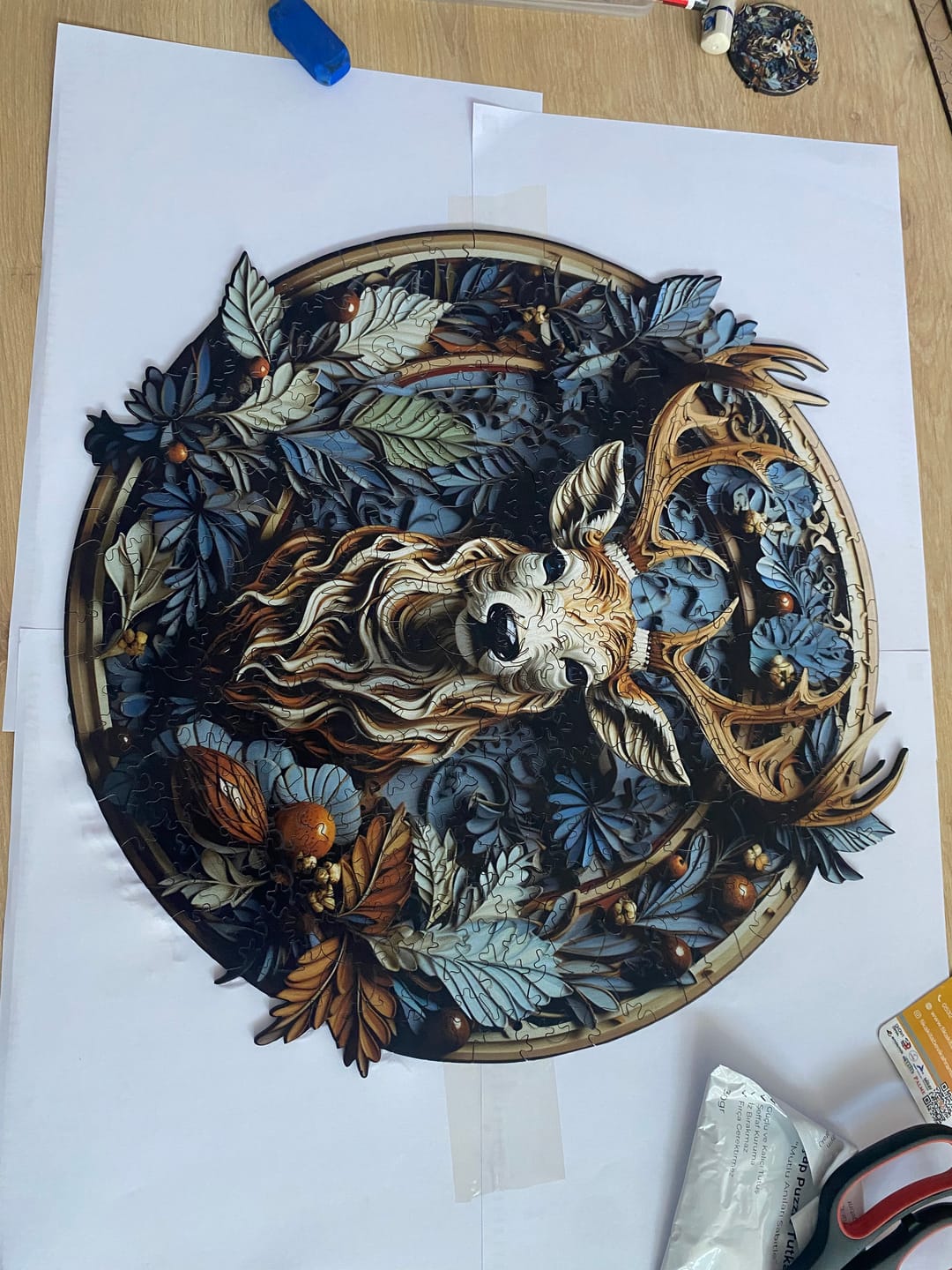 Customer photo review of Geyik V2 - Ahşap Puzzle