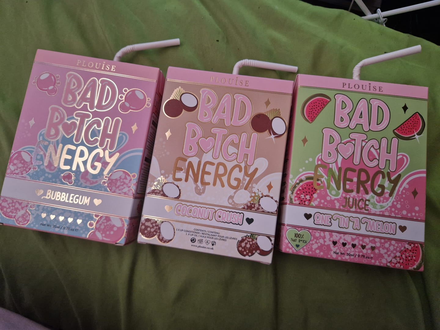 Customer photo review of Bad Bitch Energy Lip Conditioner & Oil Duo