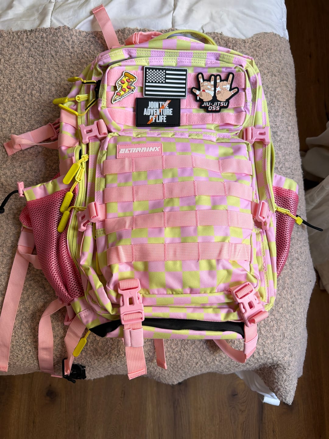 Customer photo review of Mochila Táctica V1 45L All in Bali