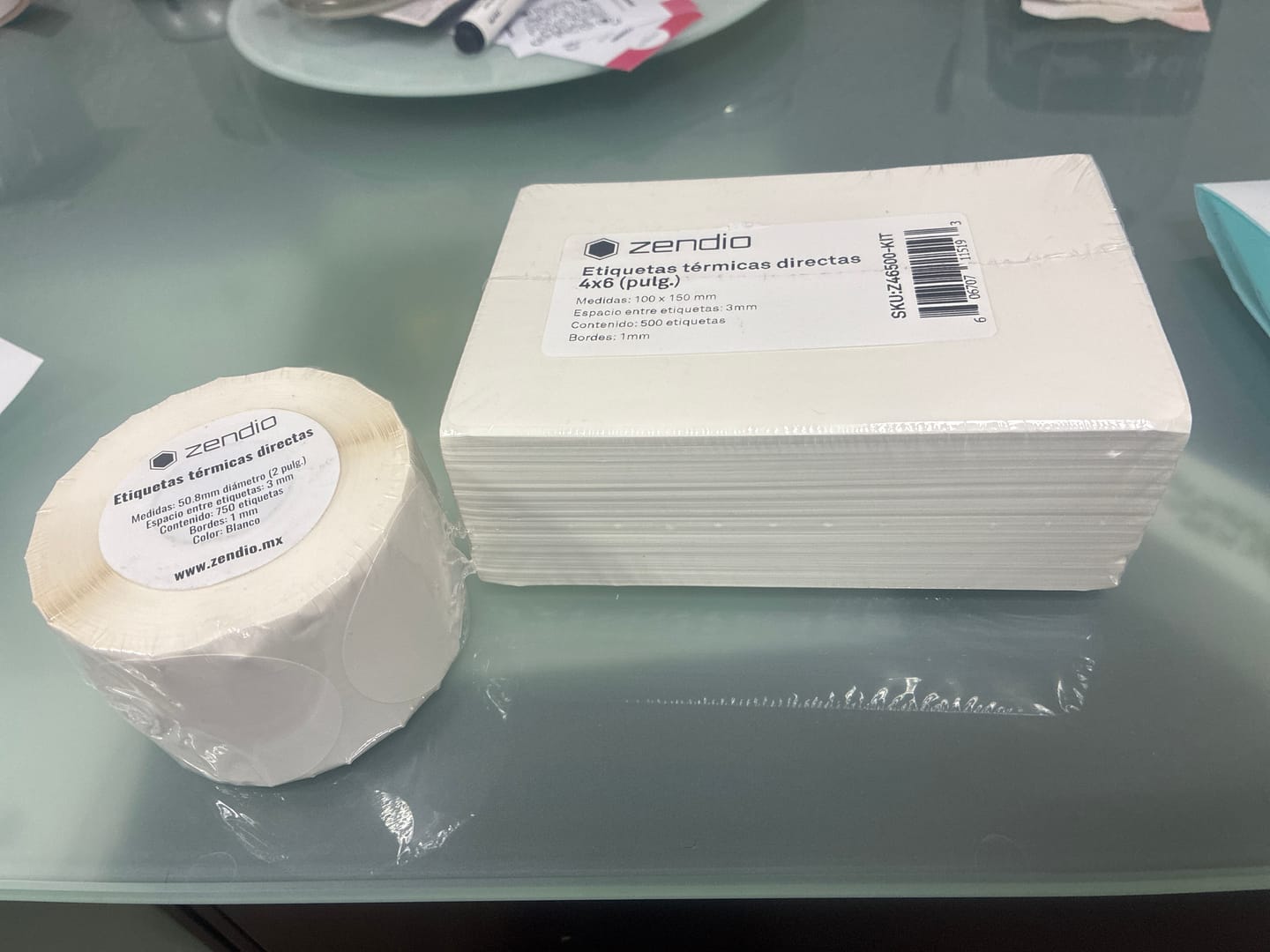 Customer photo review of Etiquetas Térmicas 100 x 150 mm (4 x 6 pulgadas)