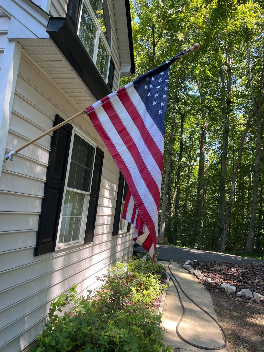 Customer photo review of 6' Flagpole