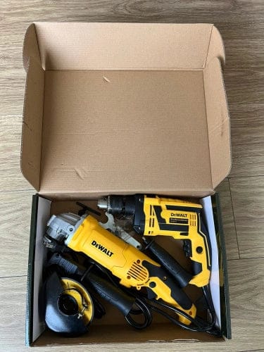 Customer photo review of Combo de taladro y pulidora AM dewalt