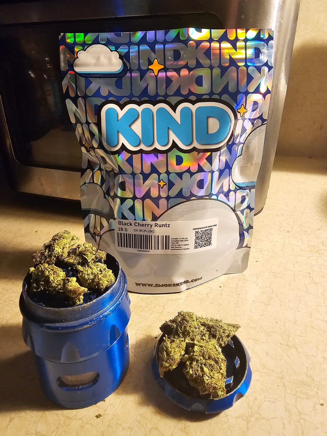 Customer photo review of Black Cherry Runtz - 28 Grams - Indica