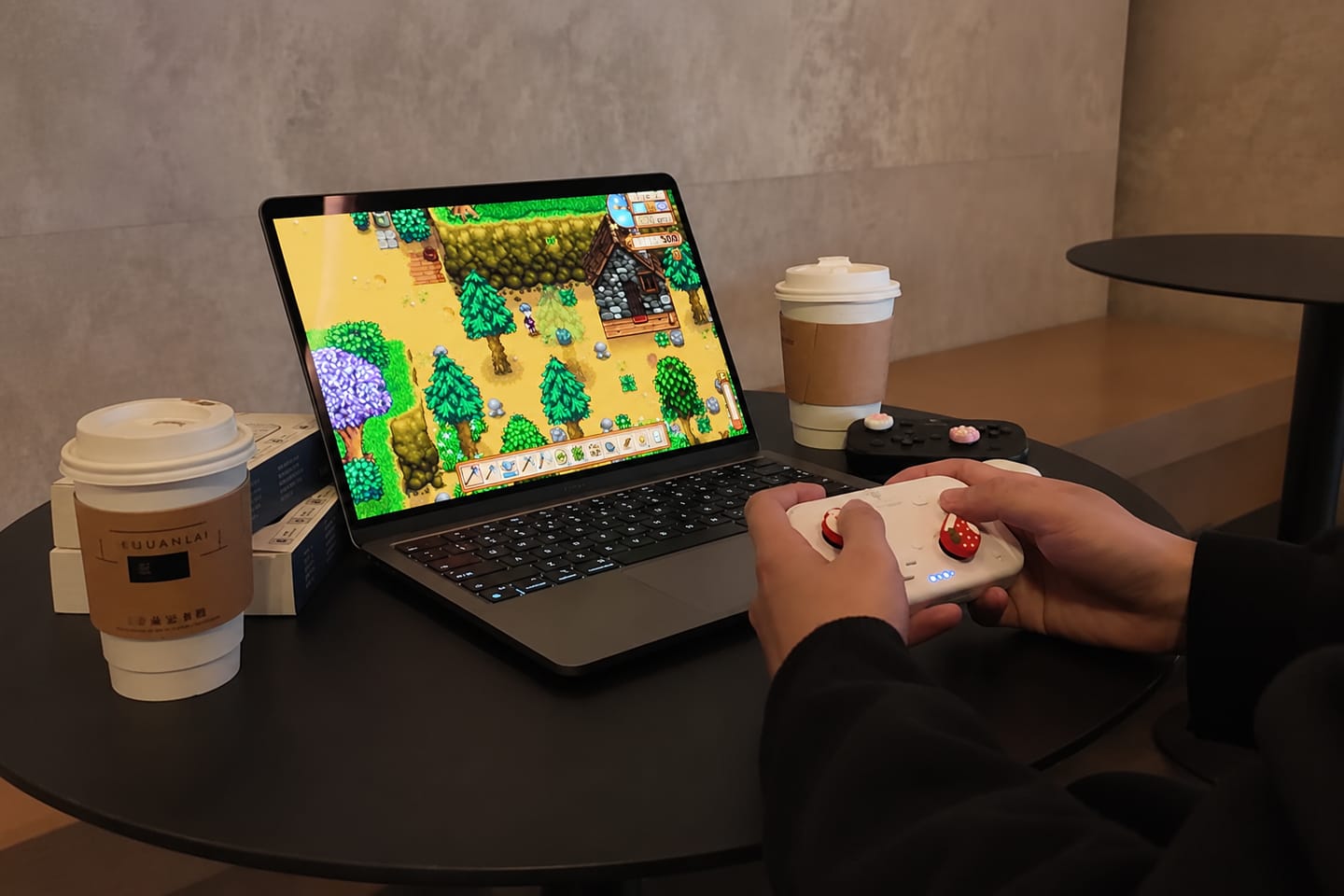 Customer photo review of AceGamer T50 White Wireless Pocket Controller