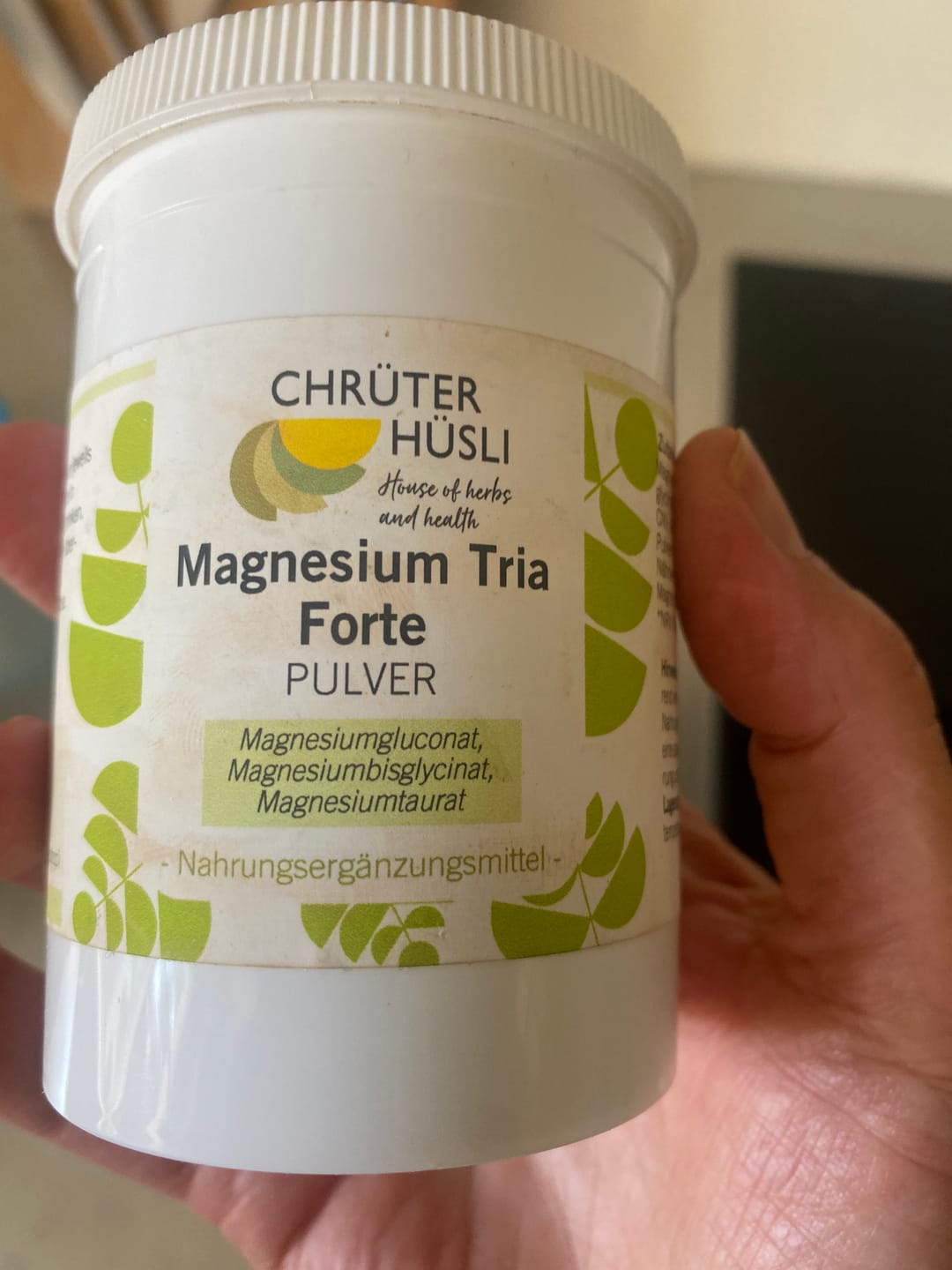 Customer photo review of Magnesium Tria Forte Pulver, Magnesium Tria Forte Pulver 120 g