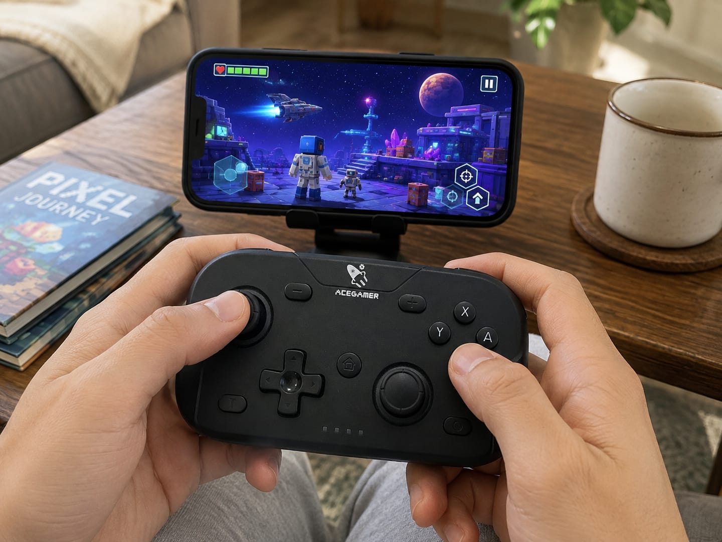 Customer photo review of AceGamer T50 Black Wireless Pocket Controller
