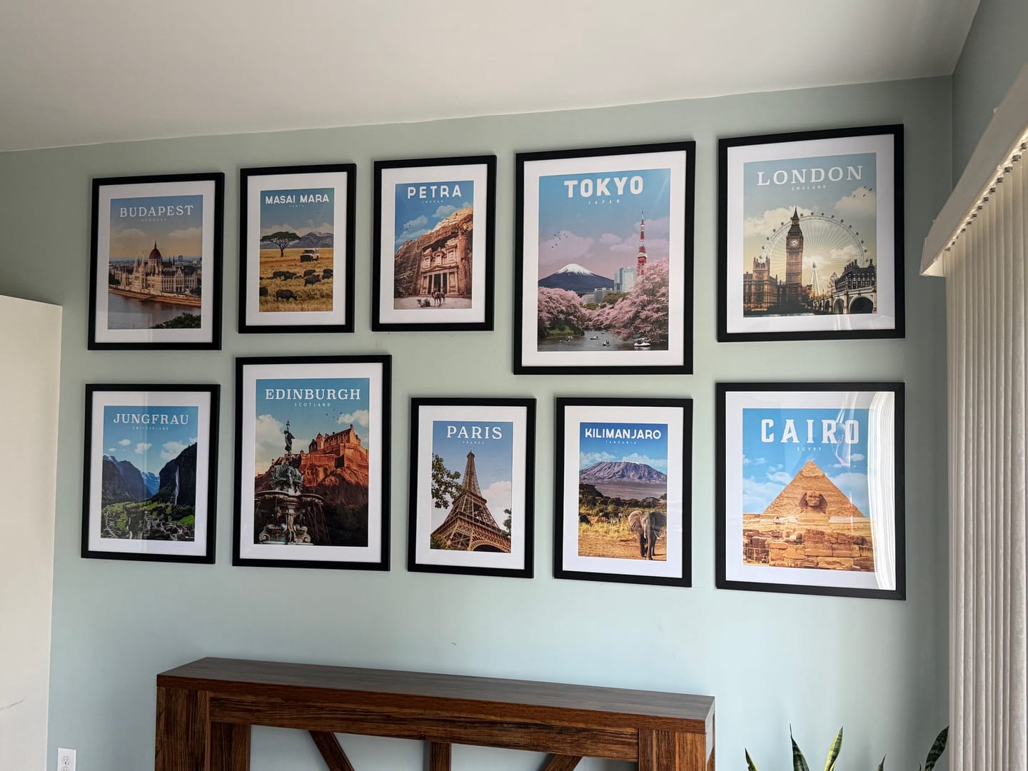 Customer photo review of Serengeti, Tanzania - Vintage Travel Print