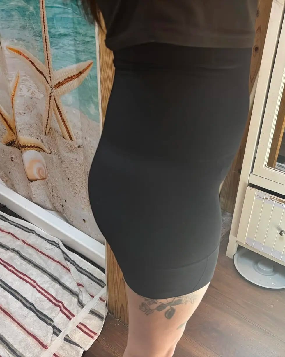 Customer photo review of High Waisted Body Shaper Shorts