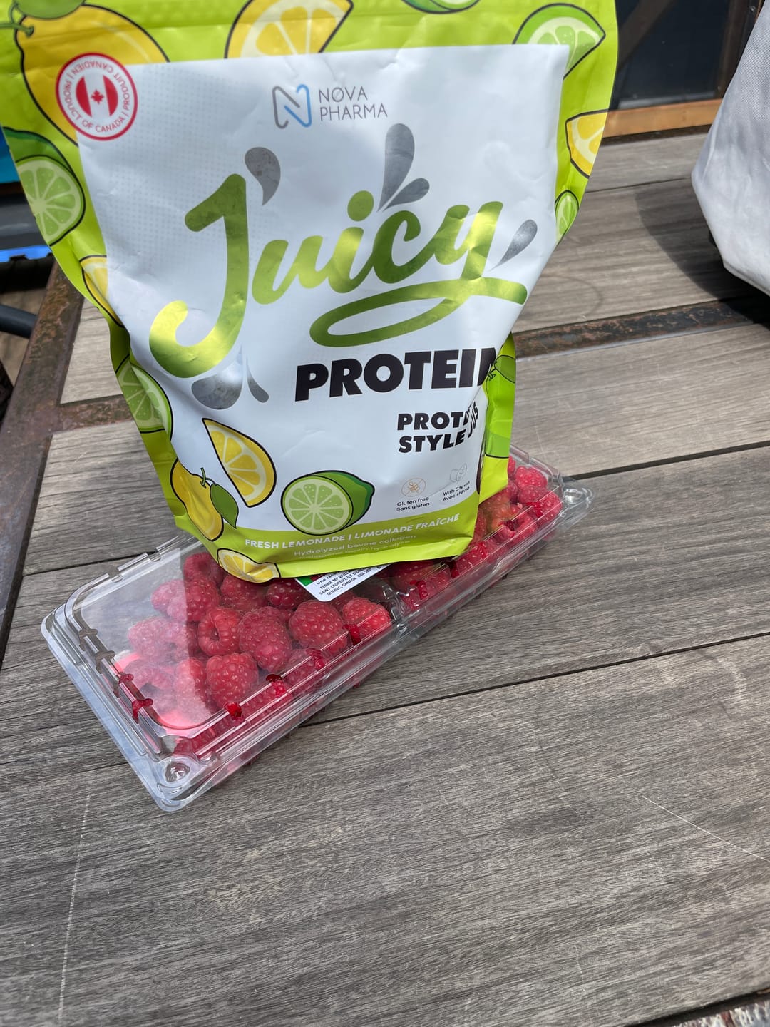 Customer photo review of Juicy protein