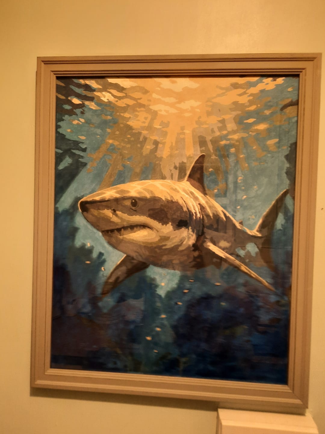 Customer photo review of Ocean Apex | Paint by Number
