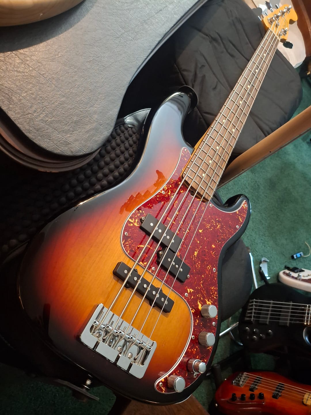 Customer photo review of 5 String B Style Bass Bridge