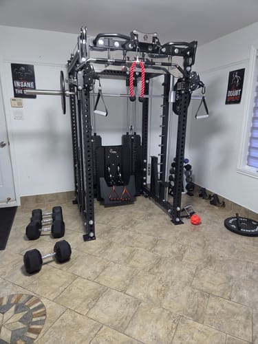 Customer photo review of Cage d'Entrainement Smith 3 en 1 Phénix Pro