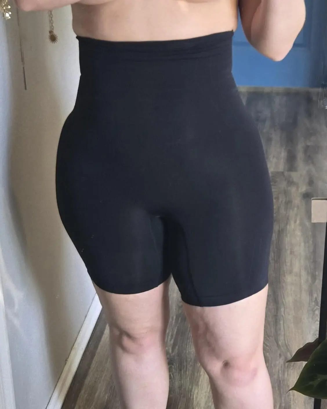 Customer photo review of High Waisted Body Shaper Shorts