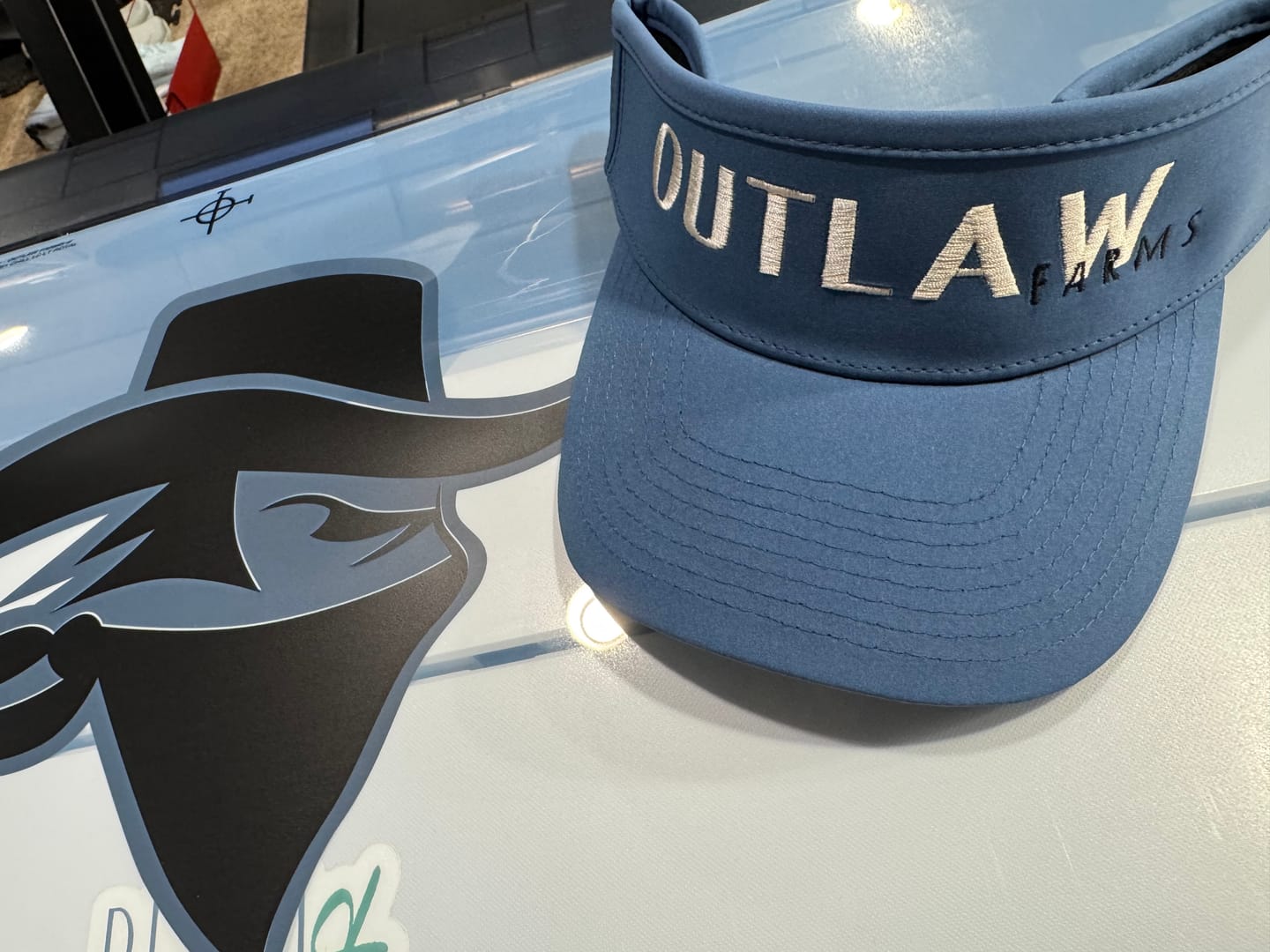 Customer photo review of V-613DBW - Deep Blue Visor