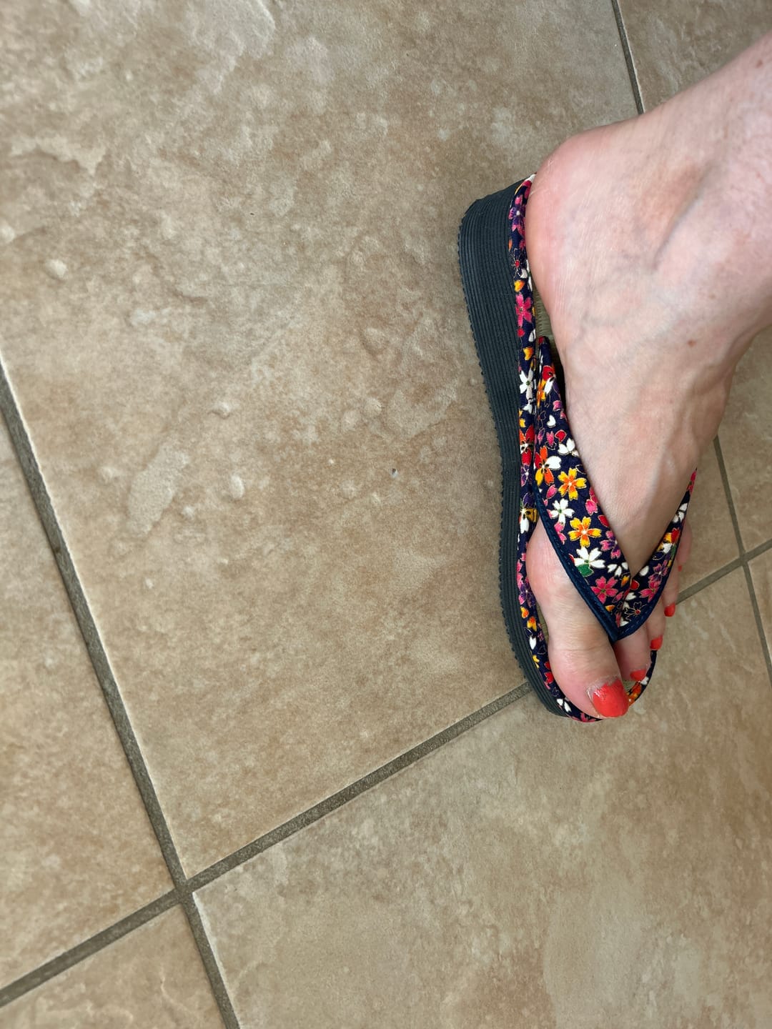 Customer photo review of Zori Japonaises Sakura Bleu
