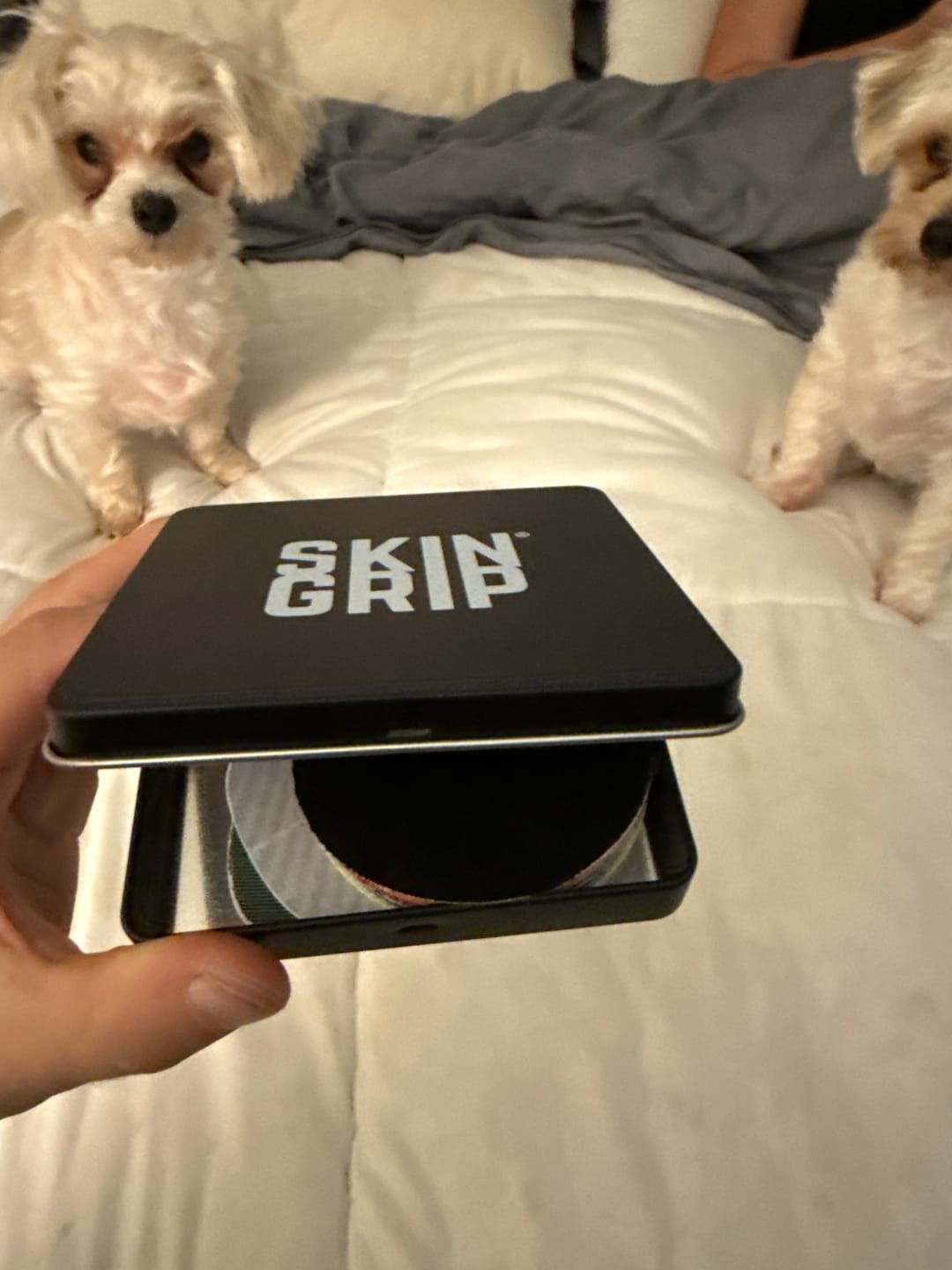 Customer photo review of The Grip Tin
