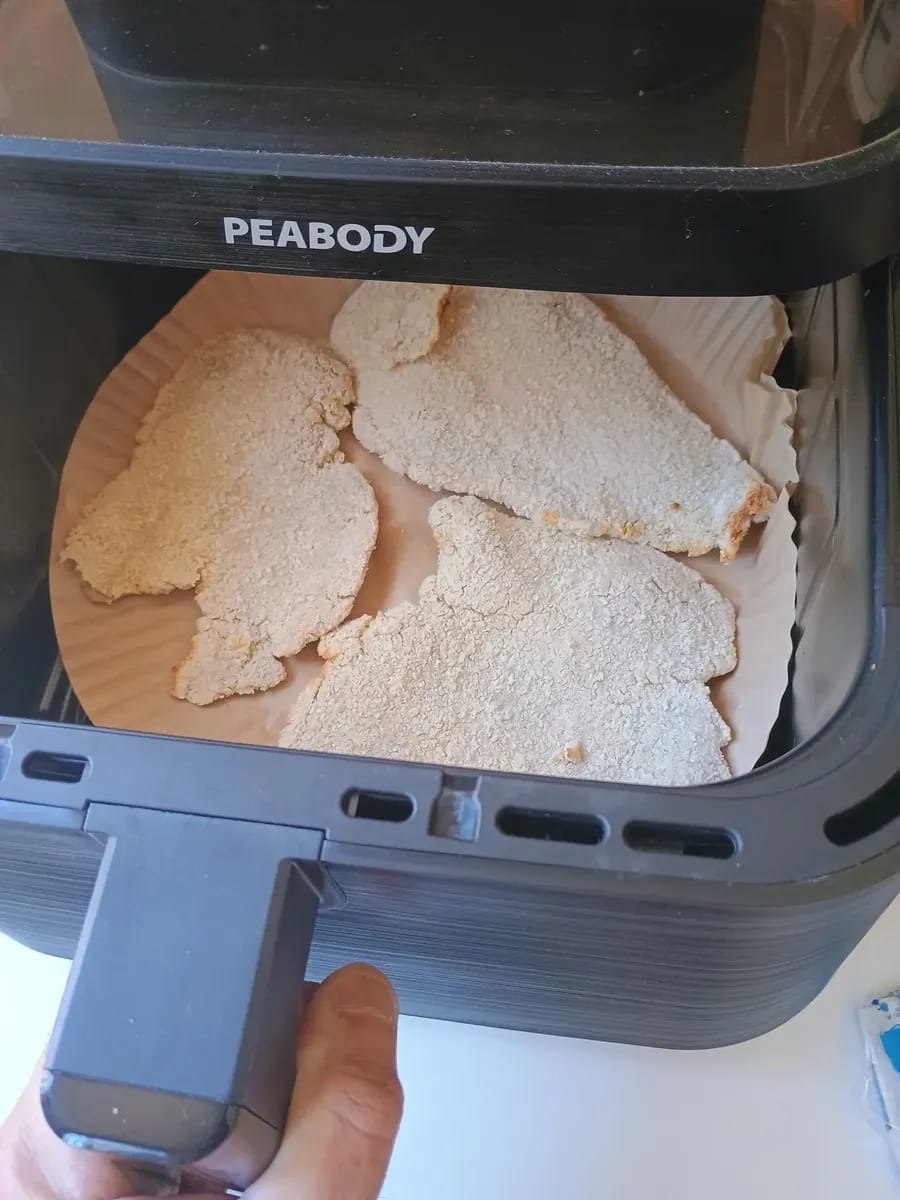 Customer photo review of 🍟 Papel para Airfryer – Paquete de 50 Unidades 🍗