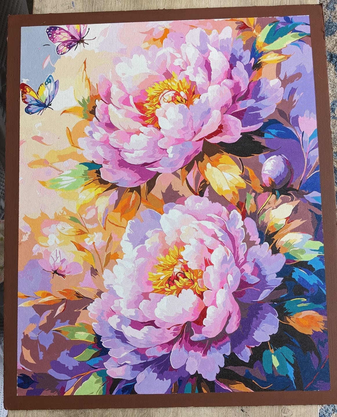 Customer photo review of Pinellia peony blooms 1
